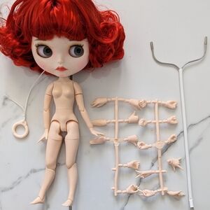 ICY DBS Blythe doll white skin body matte face 1/6 bjd toy 30 cm BL 950